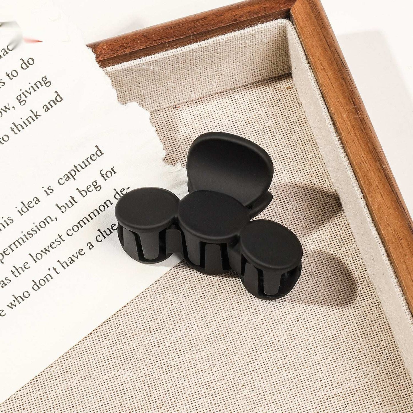 Frosted Hair Clip Cute Hair Updo Grip Women's High Hair Accessories