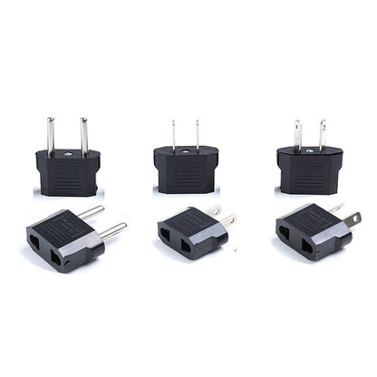 Power Plug Travel Charger Adapter Multi-function Wall Power Adapter Black 1622440045058