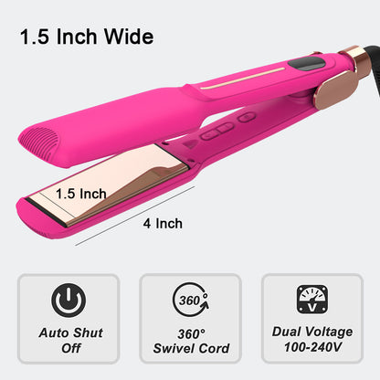 High Temperature Infrared Salon Professional Straightening Hair Curler