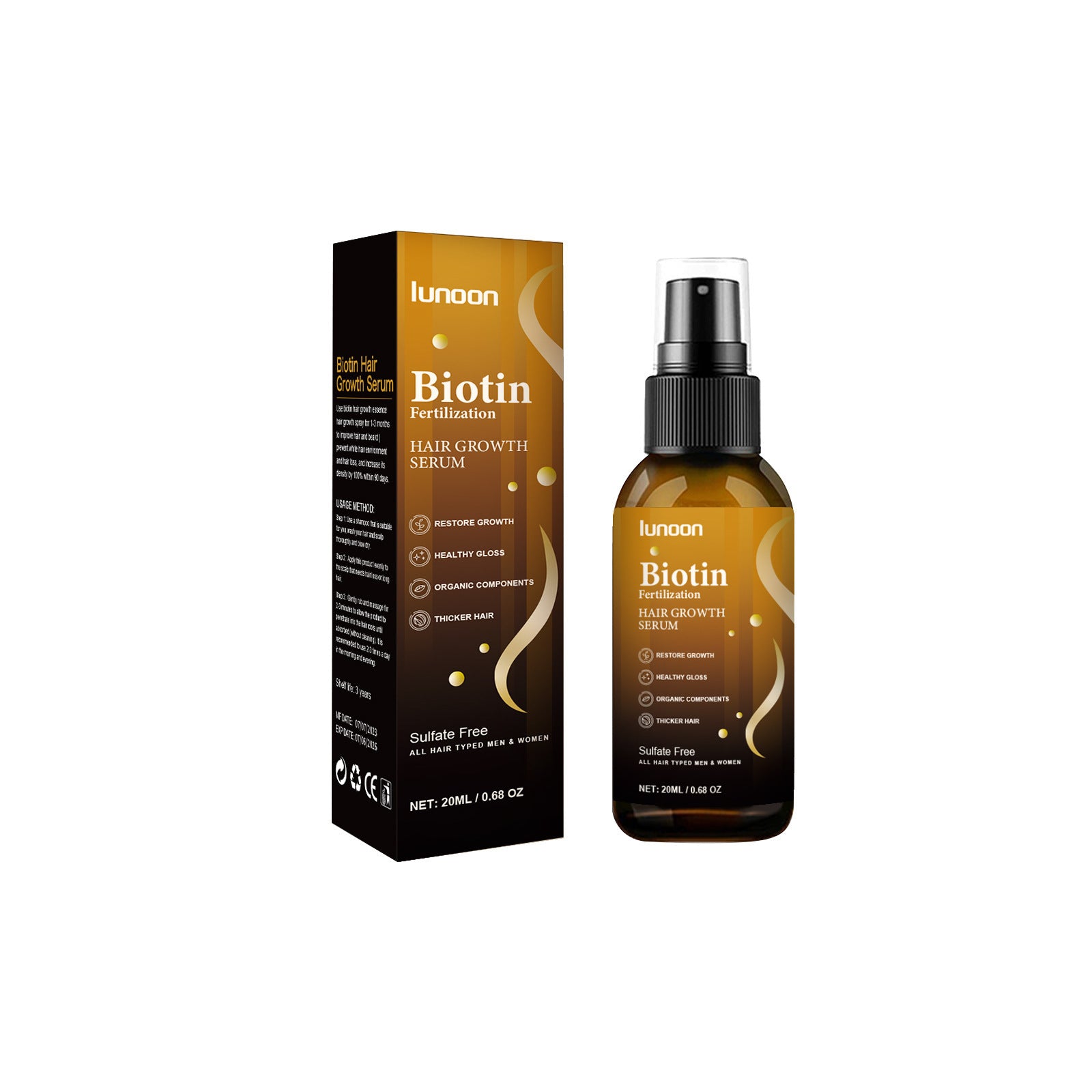 Biotin Hair Growth Spray Strong And Tough Anti-fall 20 ML 299461c8-926a-4bf8-9fe4-f7b6219af4ca