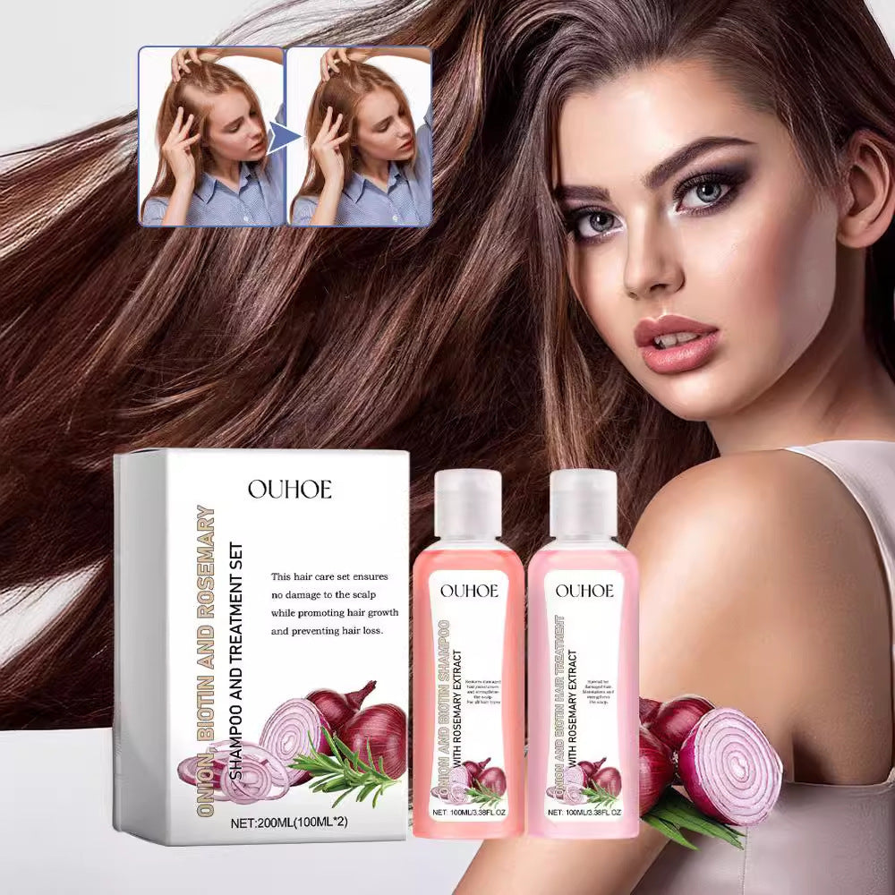 Onion Biotin Rosemary Hair Washing Set Nourish Hair Root Scalp 45daab6f-50c7-4c89-b935-9391f402cf71