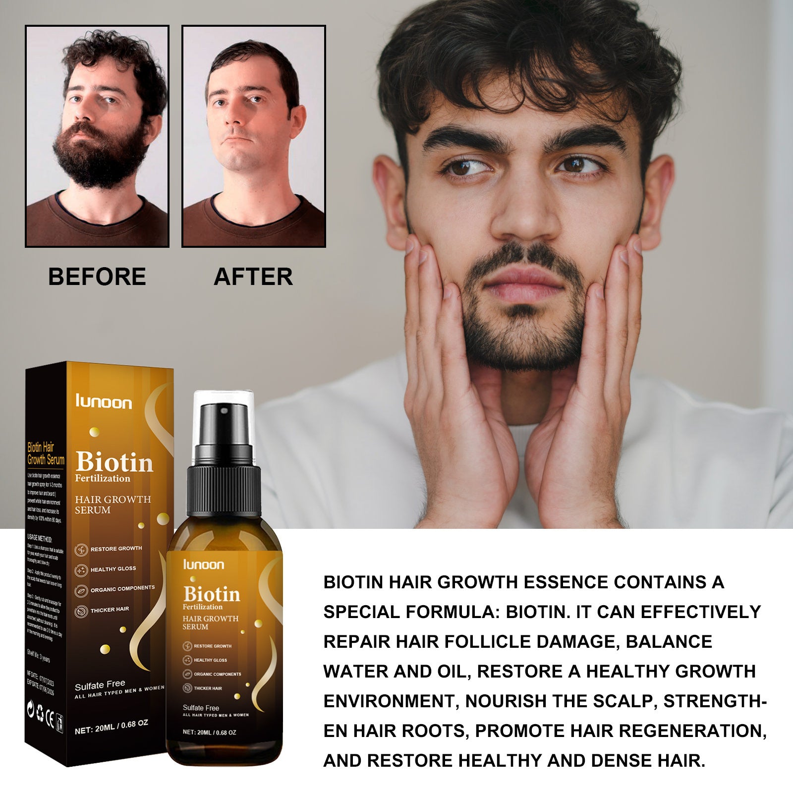 Biotin Hair Growth Spray Strong And Tough Anti-fall 20 ML 4e97dc11-7811-4f65-a389-3be5470b6b89