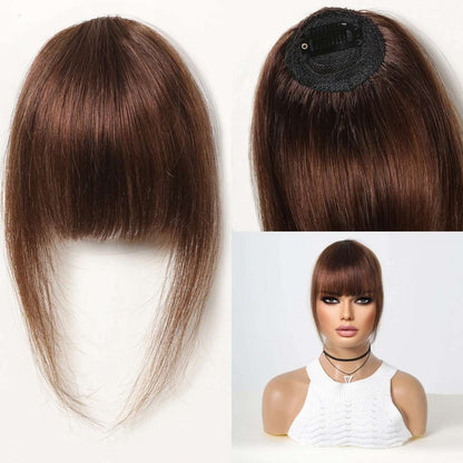 Long Curly Hair One Piece Bangs Wig Set