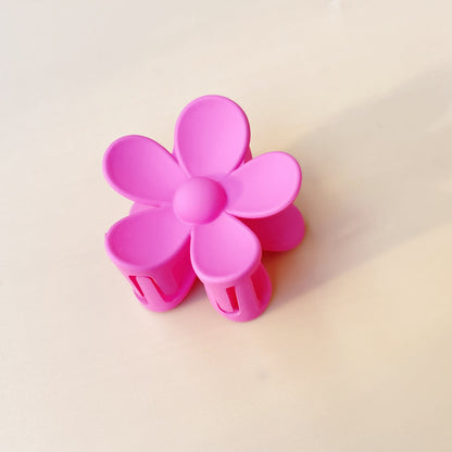 Colorful Flower Hair Clip - Summer Candy Frosted Style