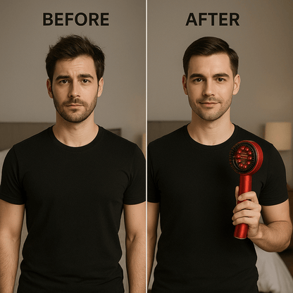 Red Light Therapy Scalp Comb for Home Massage Relief