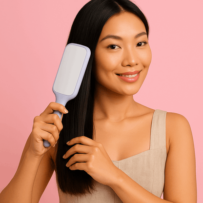 4 In 1 Self Cleaning Hair Brush Anti-Static Massage Comb Scalable Rotate Lifting