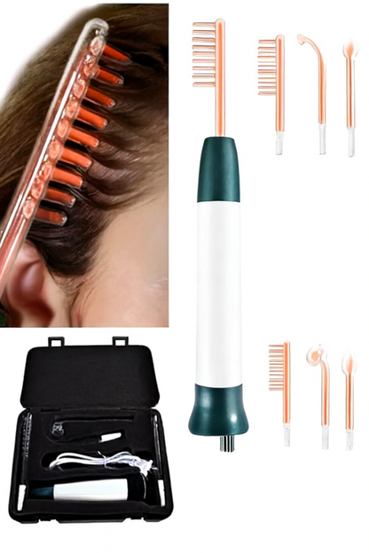 Electro-Therapy Beauty Tool for Hair Growth and Skin Rejuvenation