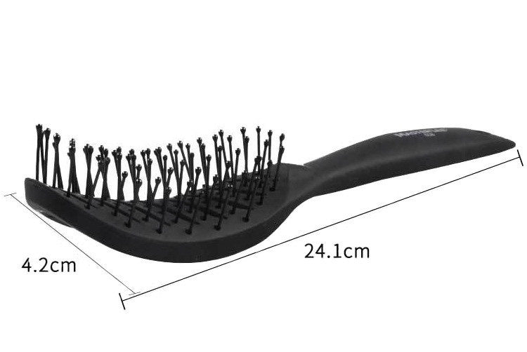 Anti-static vent comb for smooth hair styling with unique bristle design for tangle-free results