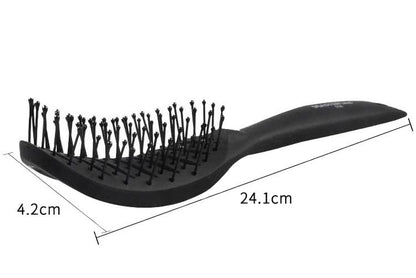 Anti-static vent comb for smooth hair styling with unique bristle design for tangle-free results