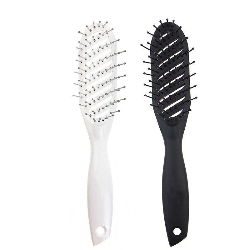 Dual-color anti-static vent comb for efficient styling and reduced frizz in hair care routines