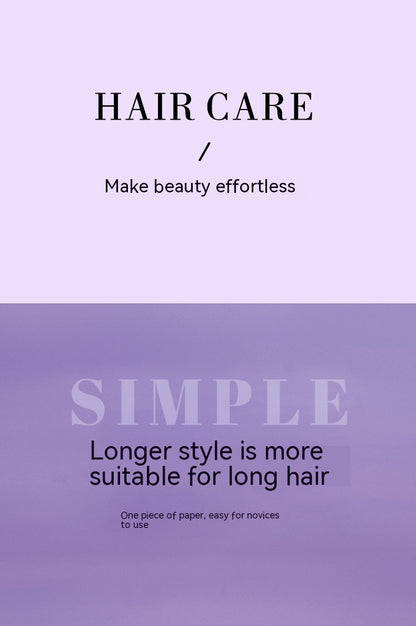 Korean automatic hair curler with easy instructions for styling long hair effortlessly