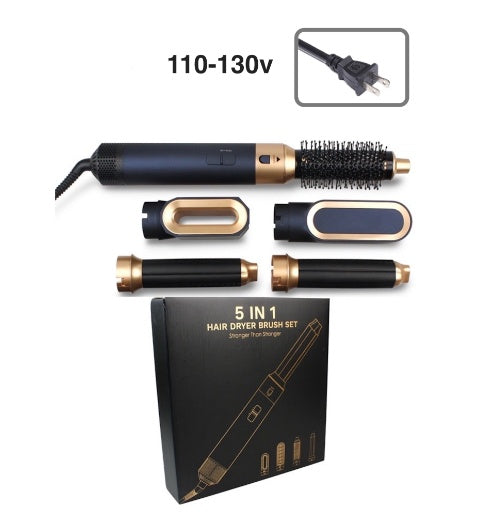 New Hair Dryer Multi Hair Styler 5 In1 Curling Iron Hair US color box packaging b2c6fa43-68f0-401b-bee0-87fba44bfbec