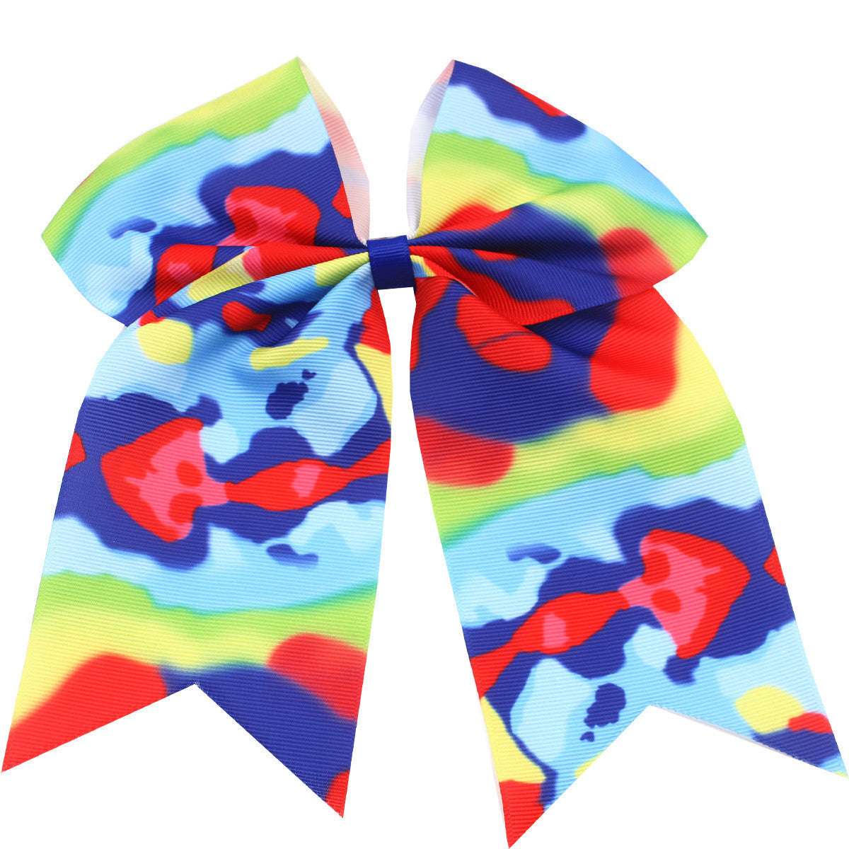 Colorful children's rainbow hair accessories bow for festive occasions and everyday wear