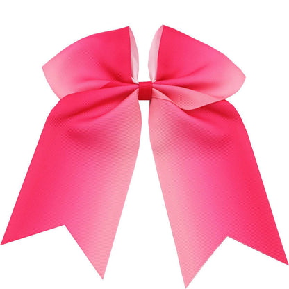 Large pink ribbon hair bow for children, perfect as children's rainbow hair accessories