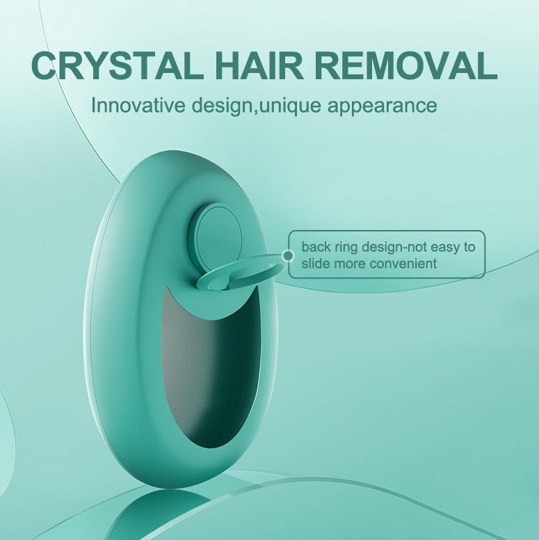 Magic crystal hair eraser for women and men with innovative design and convenient back ring feature