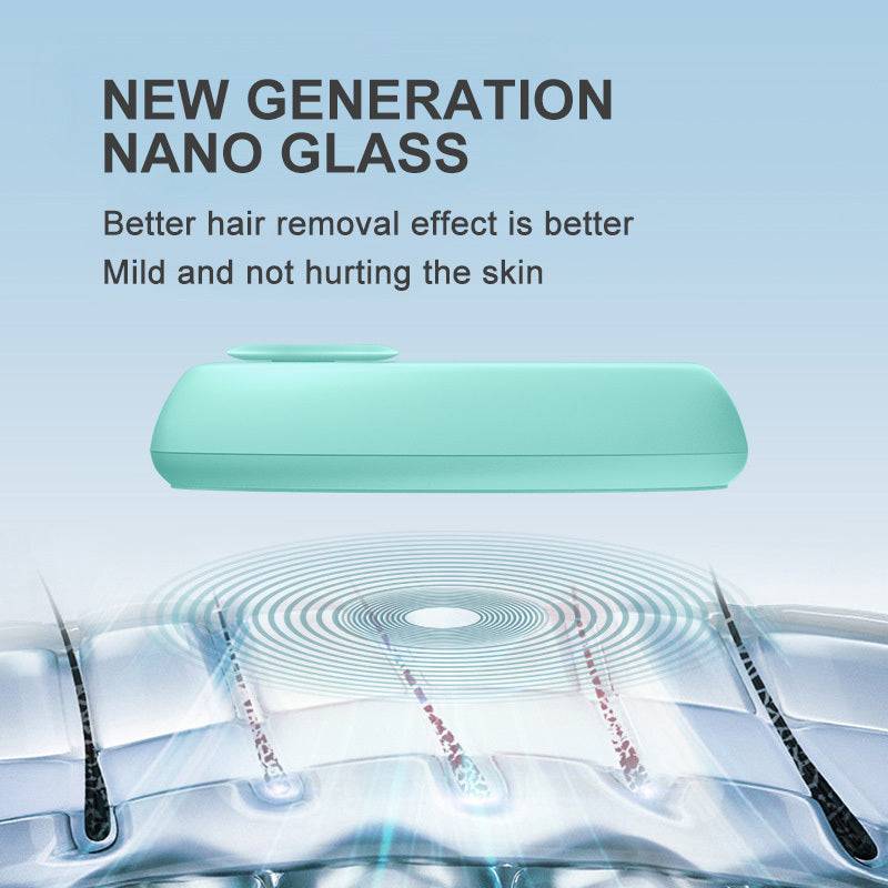 Magic crystal hair eraser for women and men with new generation nano glass for gentle hair removal
