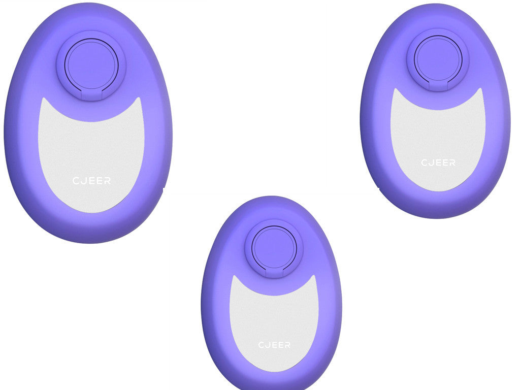 Three purple and white crystal hair removal magic crystal hair eraser for women and men devices