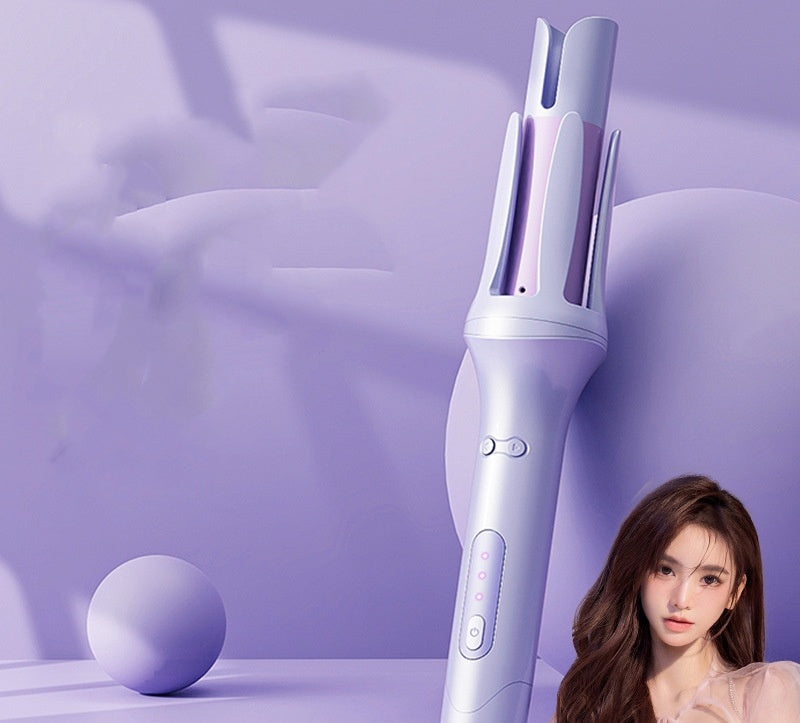 Easy-to-use electric hair straightener airbag bread comb personal wash with sleek lavender design