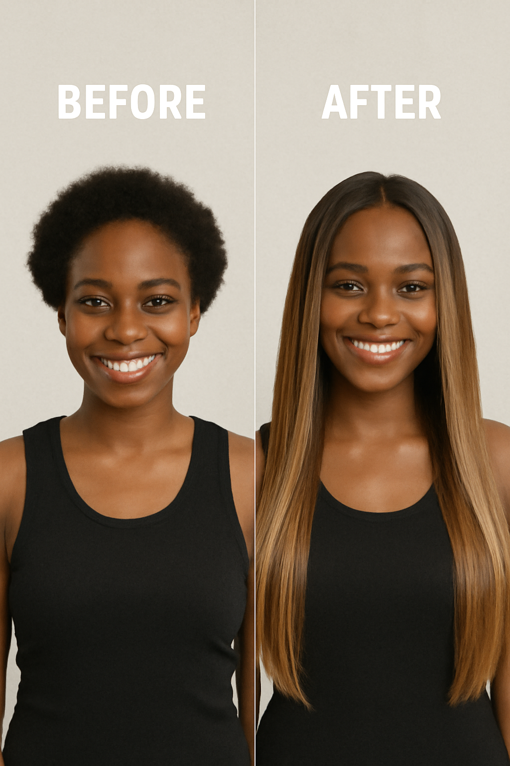 Female Long Straight Hair Front Lace Wig Head Cover