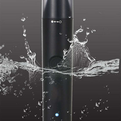 VGR 2-in-1 men's grooming tool with waterproof design for easy nose hair trimming