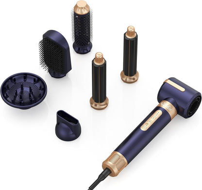 Multifunctional 7-in-1 High-speed Hair Dryer Straight Comb