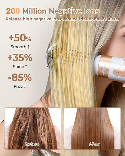 Multifunctional 7-in-1 High-speed Hair Dryer Straight Comb