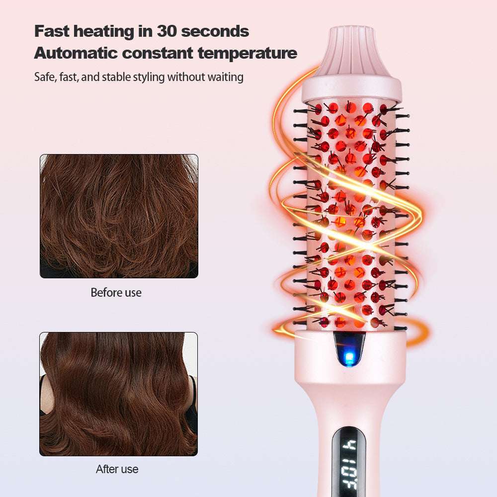 Infrared hair care comb with fast heating, featuring a safe design for effortless styling