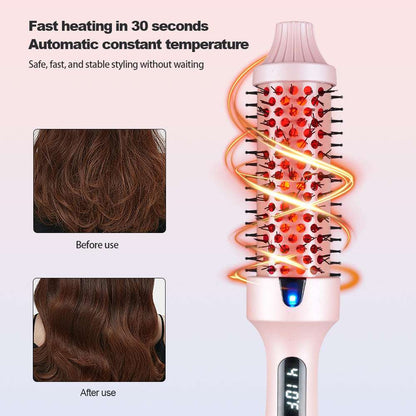Infrared hair care comb with fast heating, featuring a safe design for effortless styling