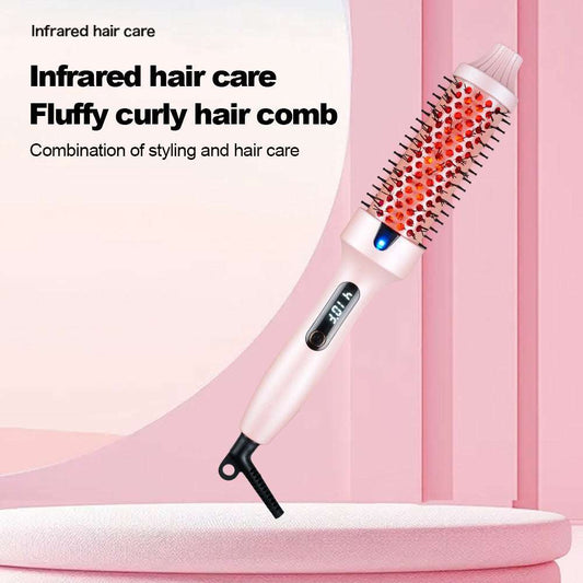 Infrared hair care comb with fluffy curly hair styling features for enhanced hair health
