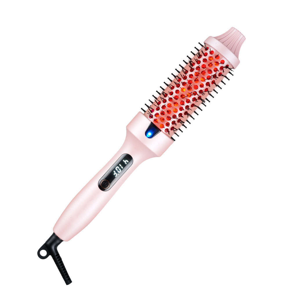 Infrared hair care comb with heated bristles for smooth, frizz-free hair styling