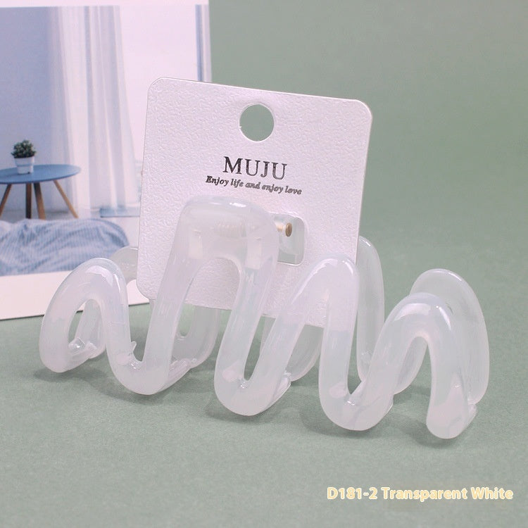 Transparent Back Shape Mosquito Coil TT Comb Hair St for luxury hair accessories styling