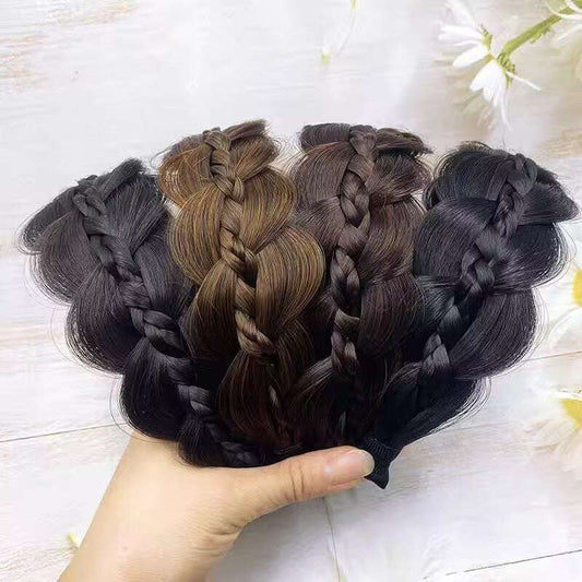 Set of premium plaited headband women in various hair colors for stylish hair accessories