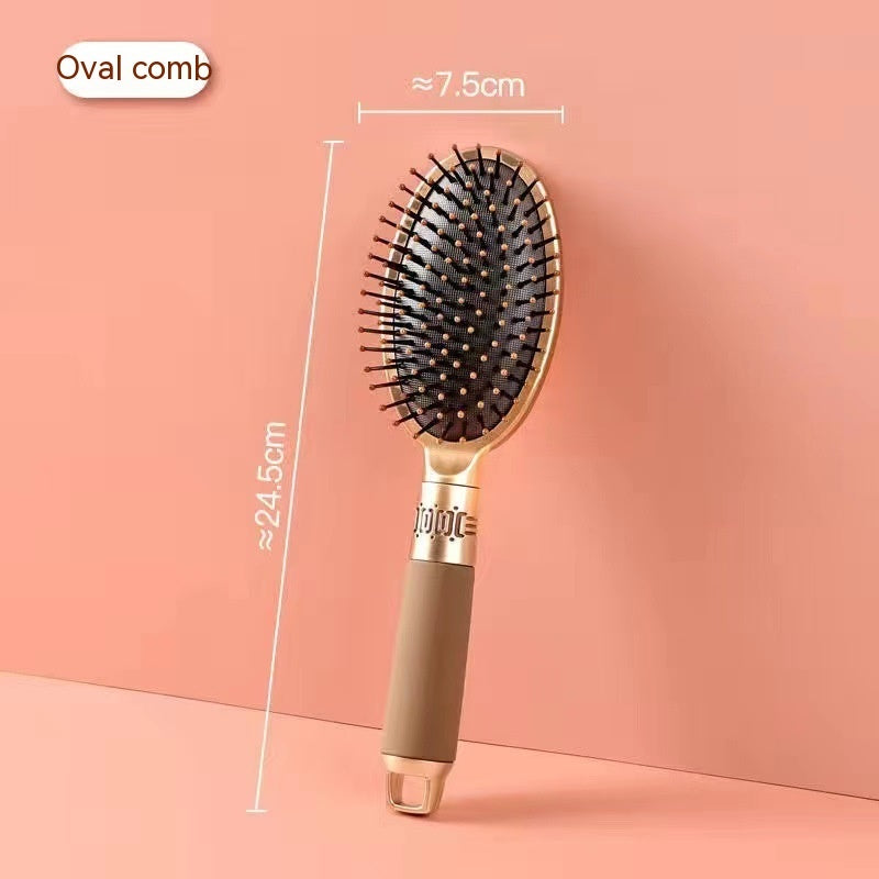 Household airbag oval comb massage hair tool measuring 24.5cm by 7.5cm professional hair comb tools