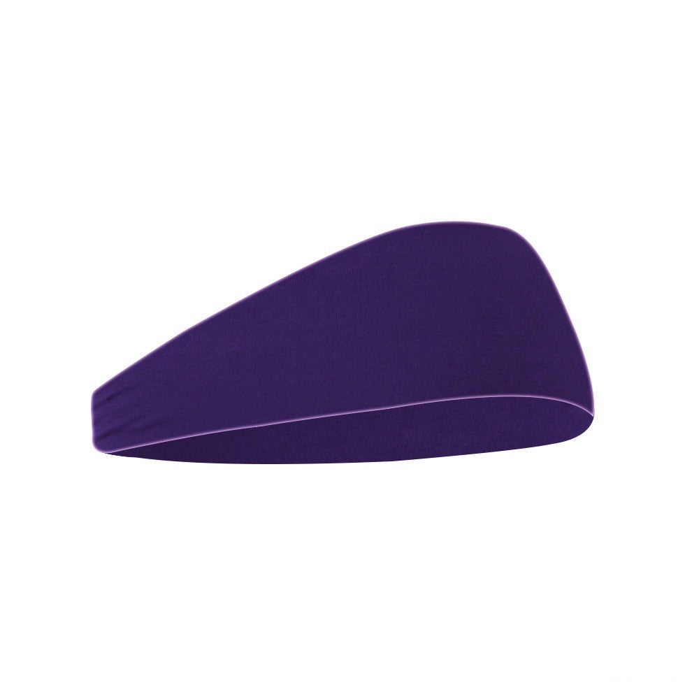 Purple unisex fitness hair band designed for comfort during workouts and active lifestyles