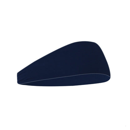 Navy blue unisex fitness hair band for keeping hair in place during workouts