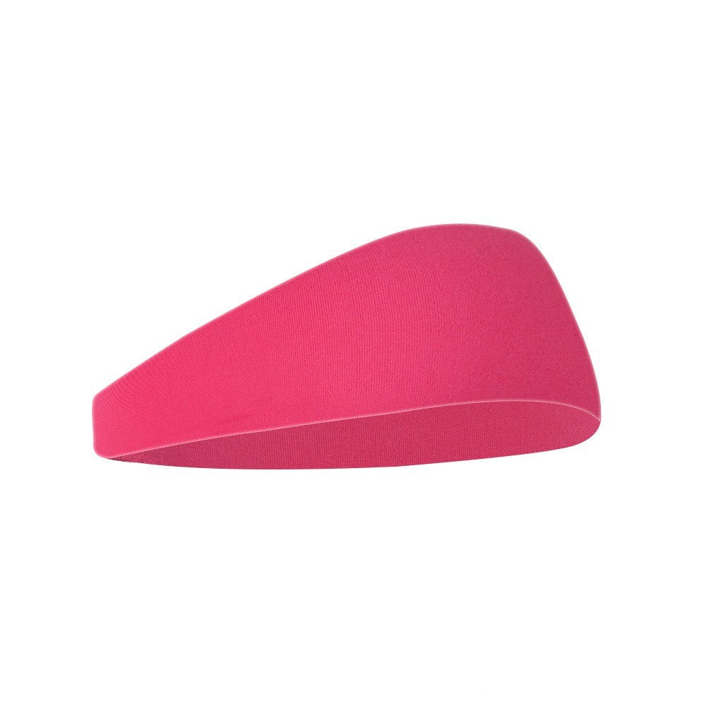 Bright pink unisex fitness hair band designed for comfort during workouts and active lifestyles