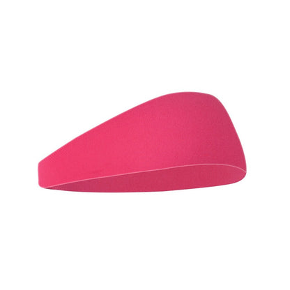 Bright pink unisex fitness hair band designed for comfort during workouts and active lifestyles