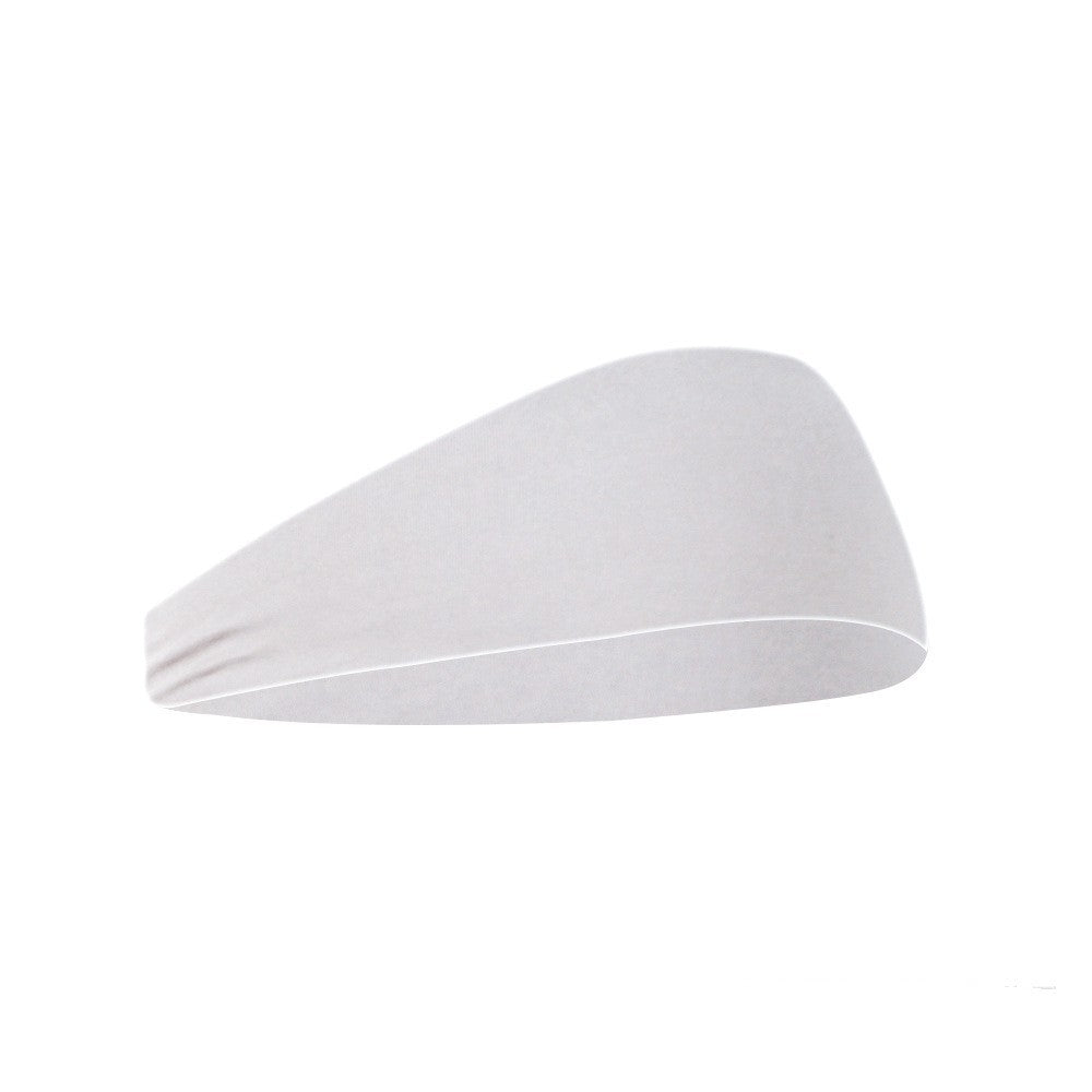 Light gray unisex fitness hair band designed for comfort during workouts and active lifestyles